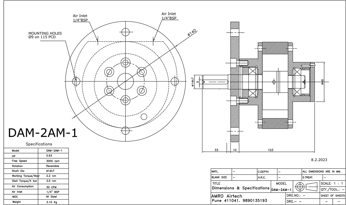 Vane Air Motors